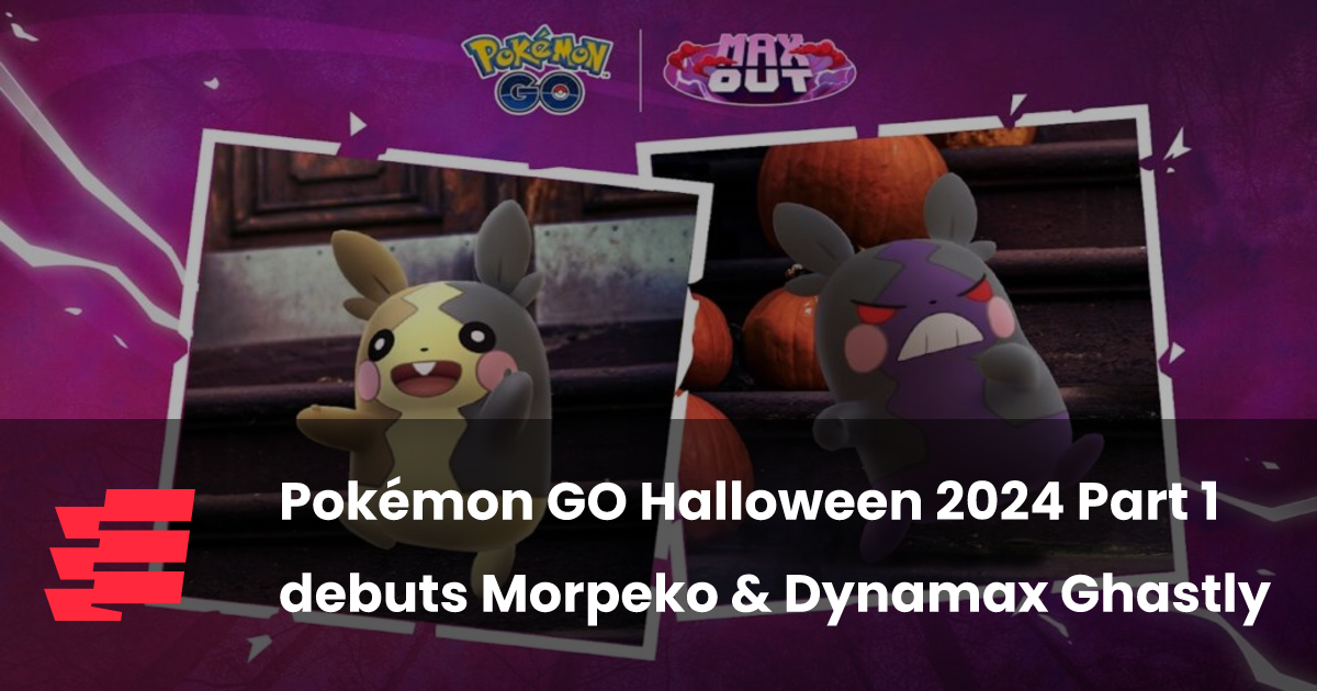 Pokémon GO Halloween 2024 Part 1 debuts Morpeko & Dynamax Ghastly